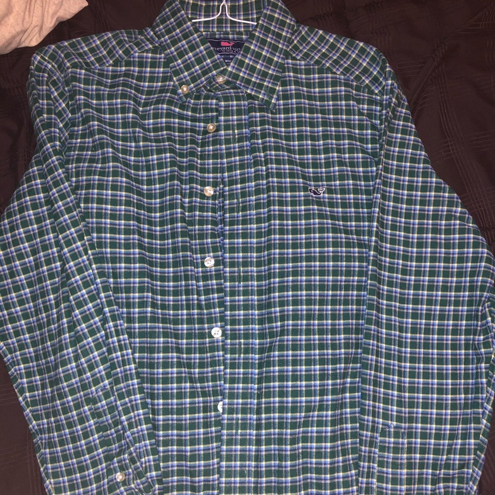 Vineyard Vines Plaid Button down